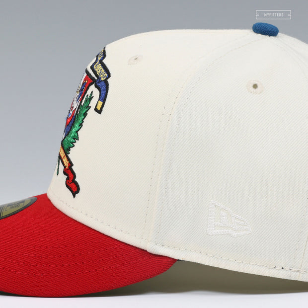 EL ESCUDO DE LA REPÚBLICA DOMINICANA X NEW YORK YANKEES JUAN SOTO #22 NEW ERA HAT