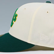 OAKLAND ATHLETICS 1968-2024 OAKLAND COLISEUM OFF WHITE NEW ERA FITTED CAP