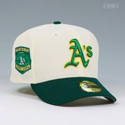 OAKLAND ATHLETICS 1968-2024 OAKLAND COLISEUM OFF WHITE NEW ERA FITTED CAP