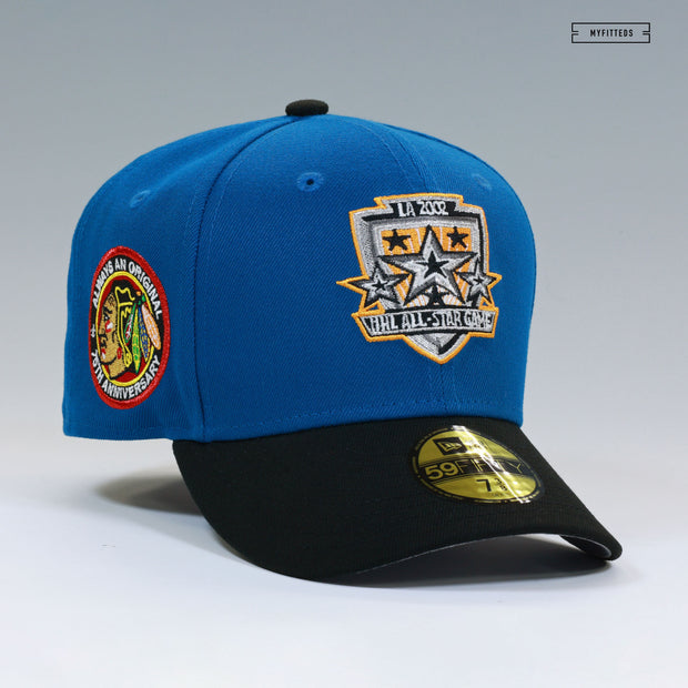 CHICAGO BLACKHAWKS 2002 NHL ALL-STAR GAME NORTH AMERICA NEW ERA FITTED CAP