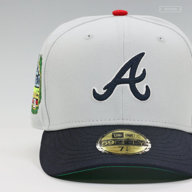 ATLANTA BRAVES 2021 WORLD SERIES LAUREL CHAIN STITCHED NEW ERA FITTED CAP