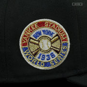 NEW YORK YANKEES 1936 WORLD SERIES JET BLACK MODERN FLAIR NEW ERA FITTED CAP