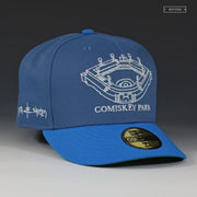 CHICAGO WHITE SOX 35TH & SHIELDS BLUEPRINT OF COMISKEY PARK NEW ERA FITTED CAP