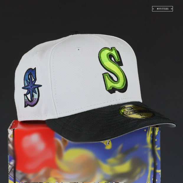 SEATTLE MARINERS SPLATOON 3 NINTENDO SWITCH INSPIRED NEW ERA FITTED CAP