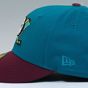 ANAHEIM MIGHTY DUCKS 30TH ANNIVERSARY MAROON JERSEY INSPIRED NEW ERA FITTED CAP