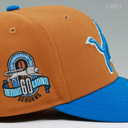 DETROIT LIONS 60TH ANNIVERSARY CIGARS AND TROPHIES NFL NEW ERA FITTED CAP