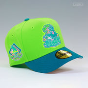 SAN JOSE SHARKS ARTIST SERIES GIRL MOBB 20TH ANNIVERSARY CITRUS NEW ERA FITTED CAP