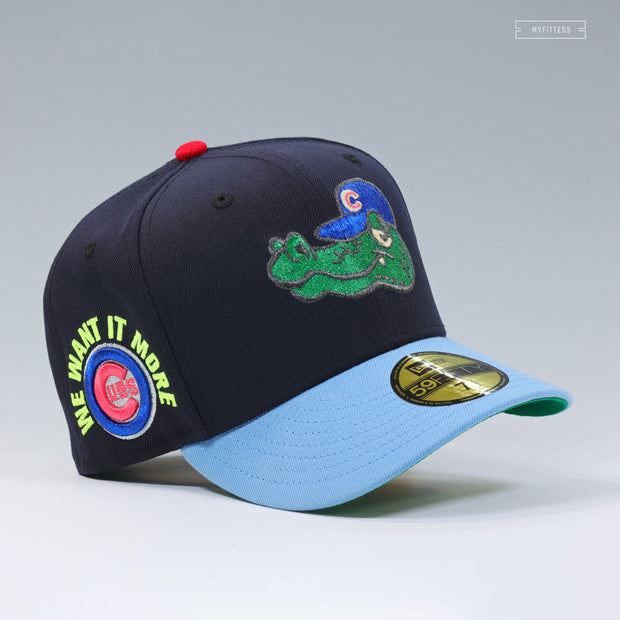 CHICAGO CUBS CHANCE THE SNAPPER WE WANT IT MORE LACOSTE INSPIRED NEW ERA FITTED CAP