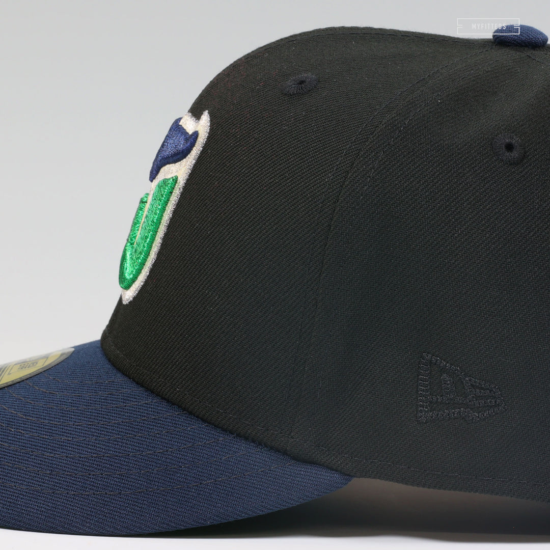 HARTFORD WHALERS 1979 INAUGURAL SEASON 1990 S TEAM COLORS NEW ERA FITT MYFITTEDS