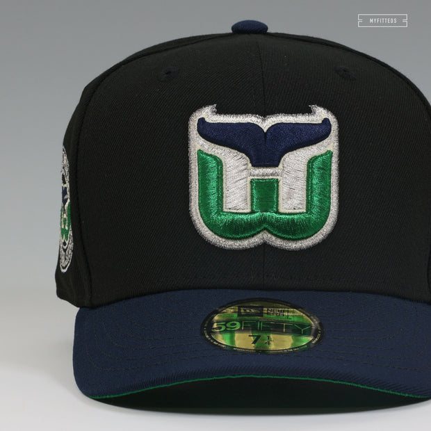 HARTFORD WHALERS 1979 INAUGURAL SEASON 1990 S TEAM COLORS NEW ERA FITT MYFITTEDS