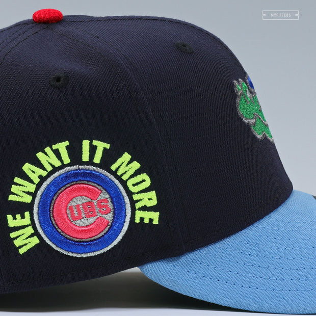 CHICAGO CUBS CHANCE THE SNAPPER WE WANT IT MORE LACOSTE INSPIRED NEW ERA FITTED CAP