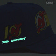 NEW JERSEY DEVILS 10TH ANNIVERSARY REVERSE RETRO INSPIRED NEW ERA FITTED CAP