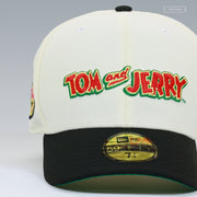 TOM AND JERRY™ OFFICIAL LICENSED PRODUCT OFF WHITE NEW ERA FITTED CAP