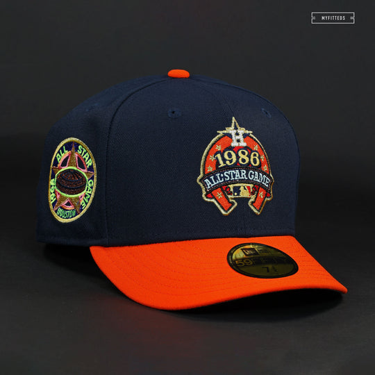 New Era 59Fifty Houston newest Astros 1986 All-Star Game Patch Fitted Hat - 7 3/8