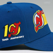 NEW JERSEY DEVILS 10TH ANNIVERSARY REVERSE RETRO INSPIRED NEW ERA FITTED CAP