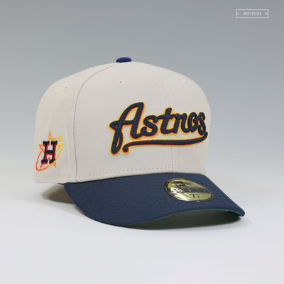 HOUSTON ASTROS CITY CONNECT CHAIN STITCH OLD AND NEW NEW ERA FITTED CAP