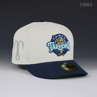 TAMPA TARPONS X NEW YORK YANKEES THE GOLDEN TARPON OFF WHITE NEW ERA FITTED CAP