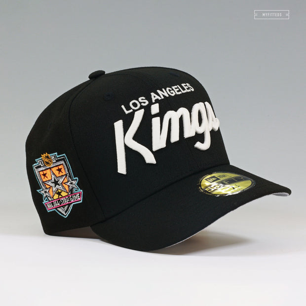 LOS ANGELES KINGS 2002 NHL ALL-STAR GAME RETRO SCRIPT NEW ERA FITTED CAP