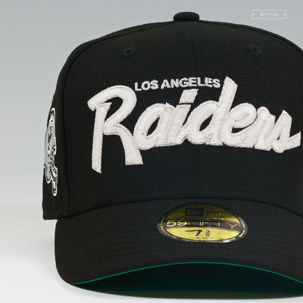 LOS ANGELES RAIDERS GLOW IN THE DARK NWA EAZY-E INSPIRED NEW ERA FITTED CAP