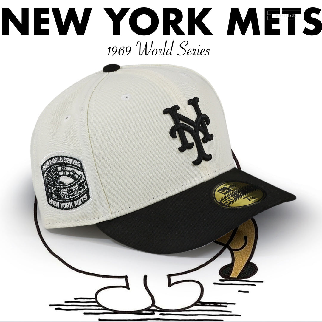 New Era, 59Fifty Fitted Hat, New York Mets, World 2024 Series 1969, Size 7 1/2