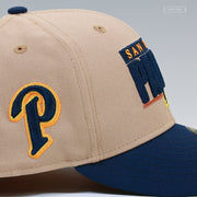 SAN DIEGO PADRES RETRO CHAIN STITCHED ENGLISH MUFFIN NEW ERA FITTED CAP