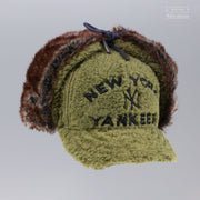 NEW YORK YANKEES 1999 WORLD SERIES SHERPA "PISTACHIO" DOG EAR ELITE SERIES NEW ERA FITTED CAP