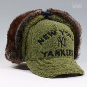 NEW YORK YANKEES 1999 WORLD SERIES SHERPA "PISTACHIO" DOG EAR ELITE SERIES NEW ERA FITTED CAP