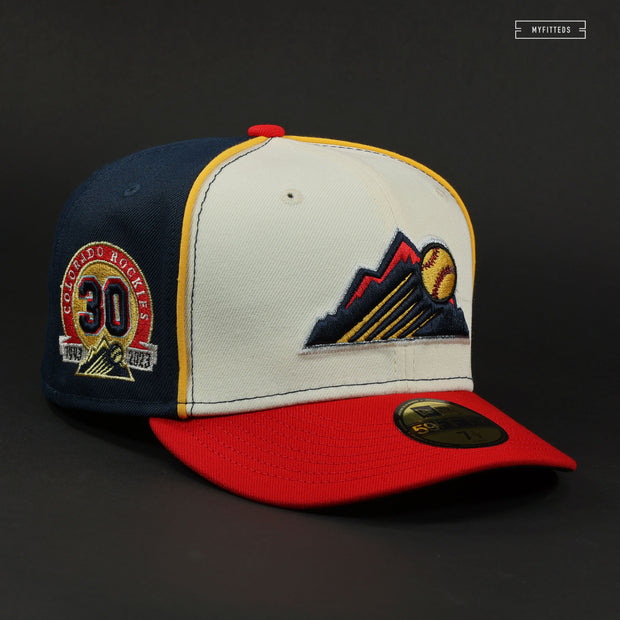 Vintage Colorado Rockies Hat New Era Size 6 7/8