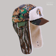 EDMONTON TRAPPERS "WHAT THE CAMO" TRAPPER FITTED ELITE SERIES ZIPPERED NEW ERA HAT