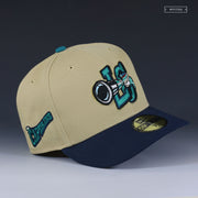 LAKE COUNTY CAPTAINS SCOUT PACK SEATTLE MARINERS COLORS NEW ERA FITTED CAP