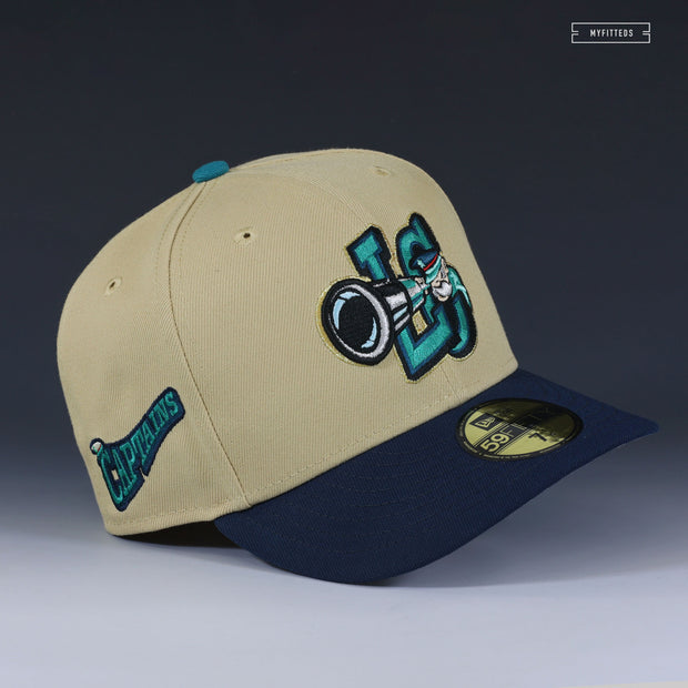 LAKE COUNTY CAPTAINS SCOUT PACK SEATTLE MARINERS COLORS NEW ERA FITTED CAP