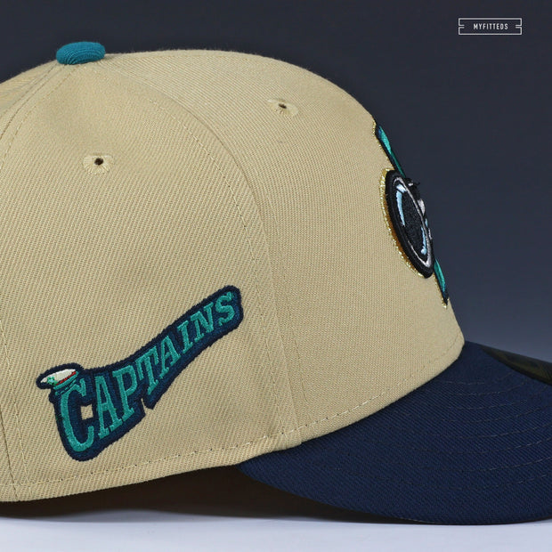 LAKE COUNTY CAPTAINS SCOUT PACK SEATTLE MARINERS COLORS NEW ERA FITTED CAP