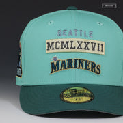 SEATTLE MARINERS 30TH ANNIVERSARY STACKED EST. MCMLXXVII NEW ERA FITTED CAP