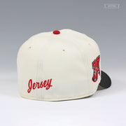 NEW JERSEY DEVILS 30TH ANNIVERSARY 1982-2012 GLOW IN THE DARK OFF WHITE NEW ERA FITTED CAP