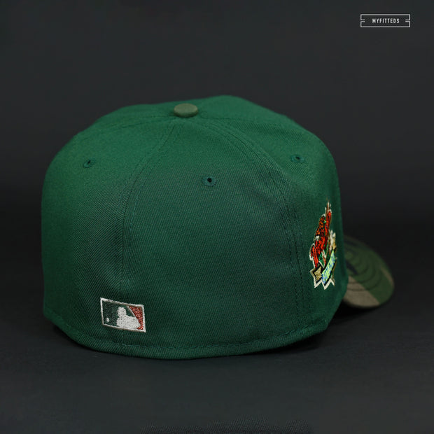 Oakland Athletics 1989 World Series New Era 59FIFTY Fitted Hat (Green Under BRIM) - The Bay Bridge Series 59FIFTY Fitteds - 1989 World Series Fitted