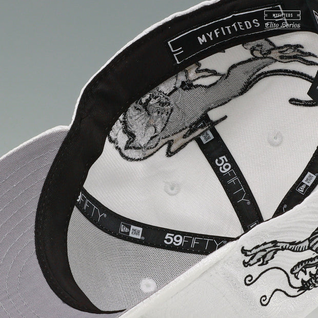 NEW YORK YANKEES MYFITTEDS ELITE SERIES YIN AND YANG SILK ROAD NEW ERA FITTED CAP