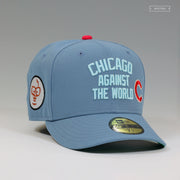 CHICAGO CUBS CHICAGO AGAINST THE WORLD HARRY CARAY NEW ERA FITTED CAP