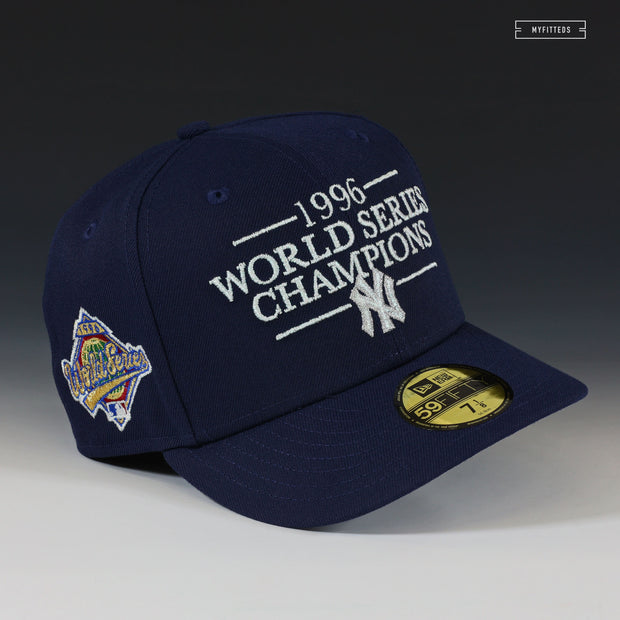 NEW YORK YANKEES 1996 WORLD SERIES CHAMPIONS VINTAGE LOOK NEW ERA FITTED CAP