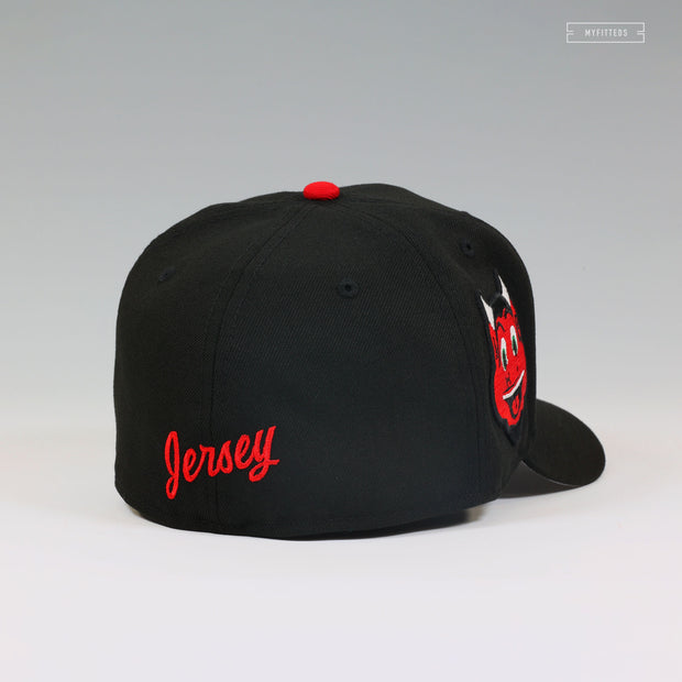 NEW JERSEY DEVILS THE NJ DEVIL MASCOT THIRD JERSEY INSPIRED NEW ERA FITTED CAP