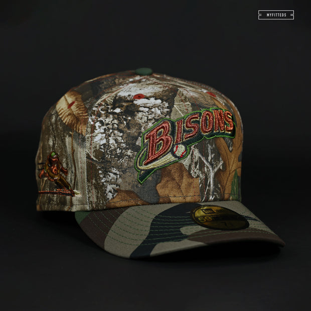 Golden State Warriors NBA TEAM-BASIC Realtree Camo Fitted Hat