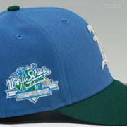 OAKLAND ATHLETICS 1989 WS BATTLE OF THE BAY ARKHAM ASYLUM BY AMS23 NEW ERA FITTED CAP