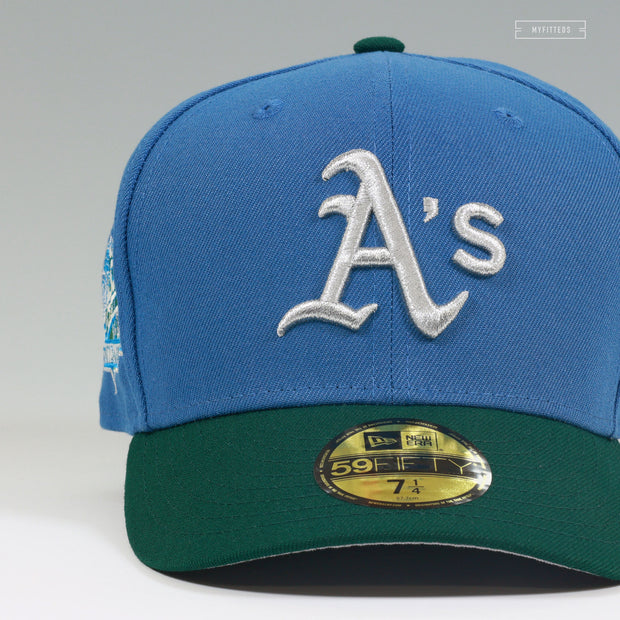 OAKLAND ATHLETICS 1989 WS BATTLE OF THE BAY ARKHAM ASYLUM BY AMS23 NEW ERA FITTED CAP