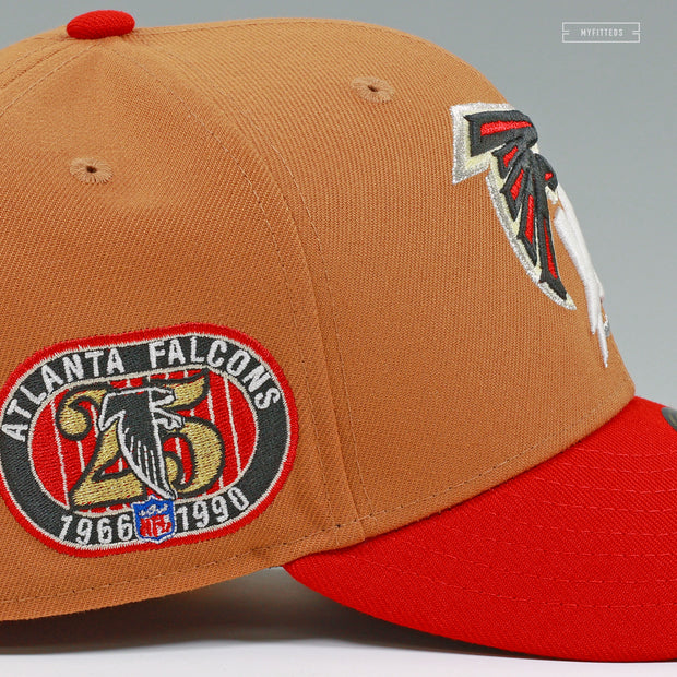 ATLANTA FALCONS VS ALL Y'ALL 25TH ANNIVERSARY CIGARS AND TROPHIES NEW ERA FITTED CAP