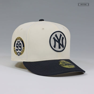 NEW YORK YANKEES AARON JUDGE CAPTAIN PINSTRIPES OFF WHITE NEW ERA FITTED CAP