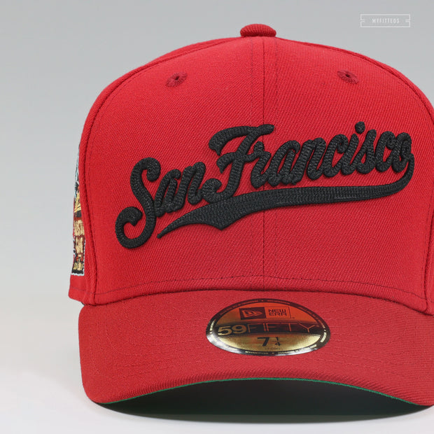 SAN FRANCISCO GIANTS 2007 ALL-STAR GAME GOLD RUSH 49ERS COLORS NEW ERA FITTED CAP