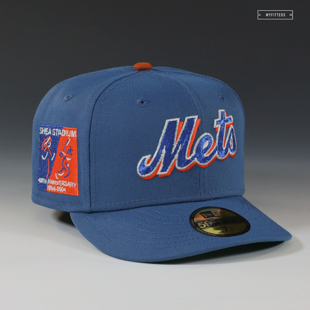 NEW YORK METS SHEA STADIUM 40TH ANNIVERSARY VINTAGE LOOK NEW ERA FITTE –  MYFITTEDS