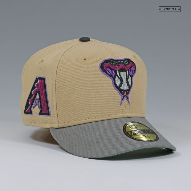 ARIZONA DIAMONDBACKS CROCHET CHAIN STITCHED OROCHIMARU INSPIRED NEW ERA FITTED CAP