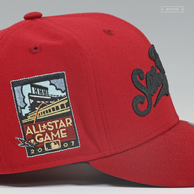 SAN FRANCISCO GIANTS 2007 ALL-STAR GAME GOLD RUSH 49ERS COLORS NEW ERA FITTED CAP