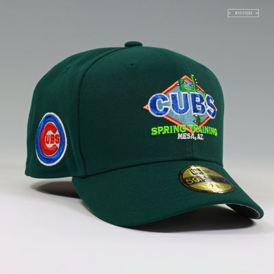 CHICAGO CUBS SPRING TRAINING MESA, AZ FIELD GREEN NEW ERA FITTED CAP