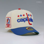 WASHINGTON CAPITALS 1982 34TH NHL ALL STAR GAME OFF WHITE NEW ERA FITTED CAP